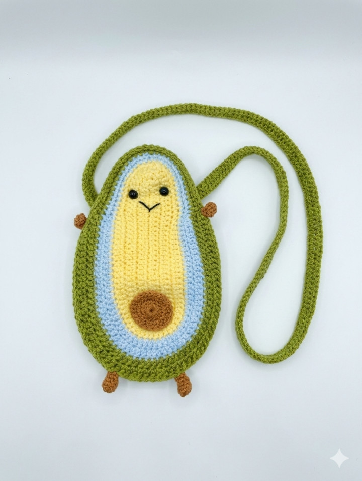 Avacado cute bag 