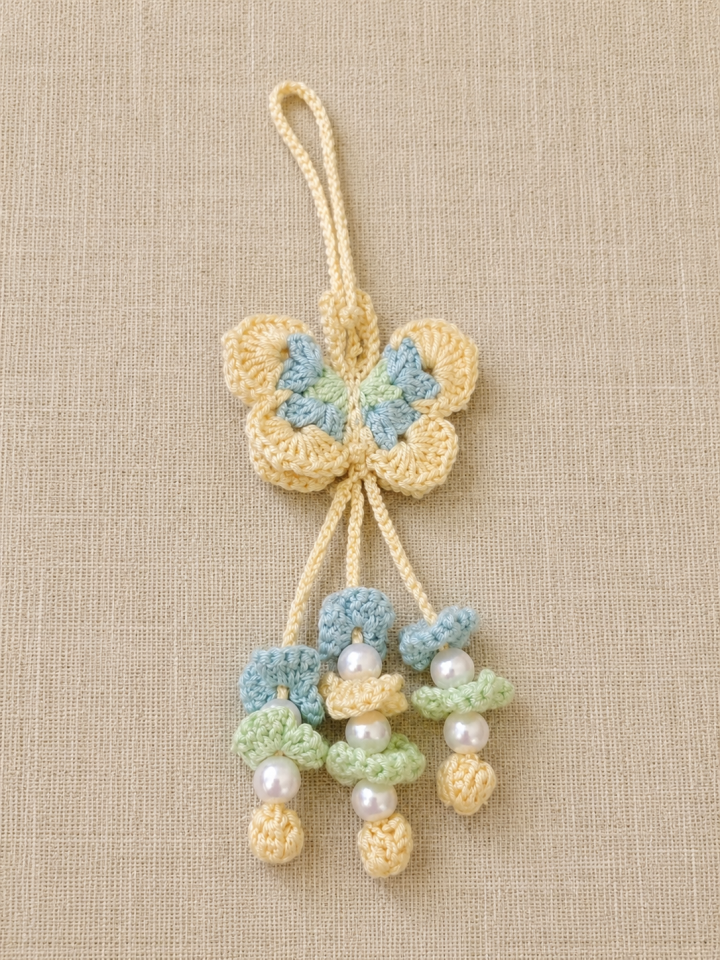 Handmade Crochet Car Charm