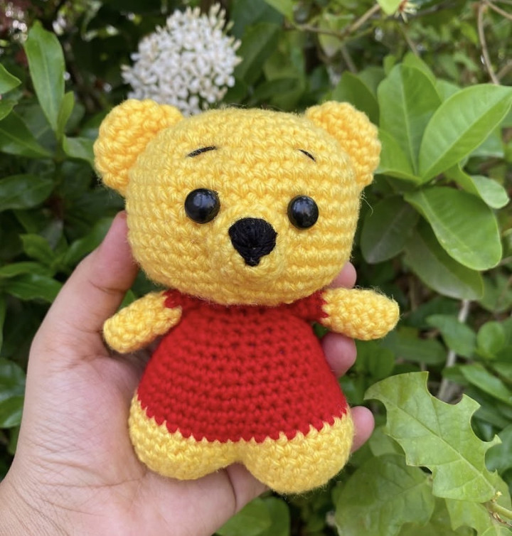 Handmade Winnie the Pooh bear
