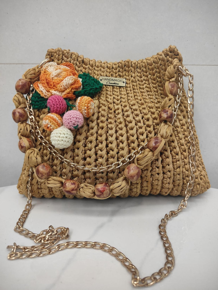 Handmade crochet purse 