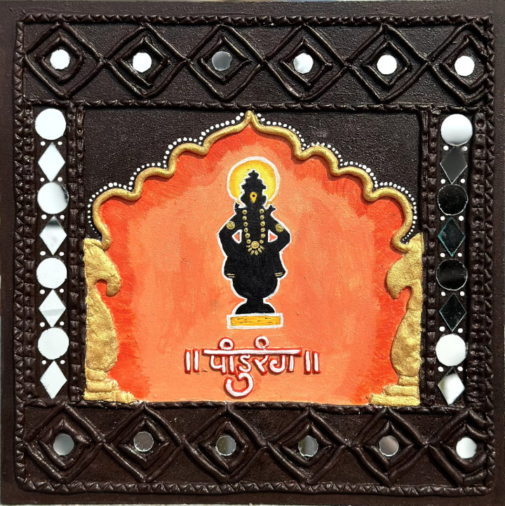 Vitthal Frame Lippan Art