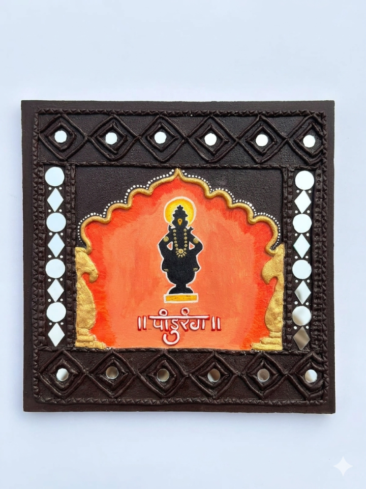 Vitthal Frame Lippan Art
