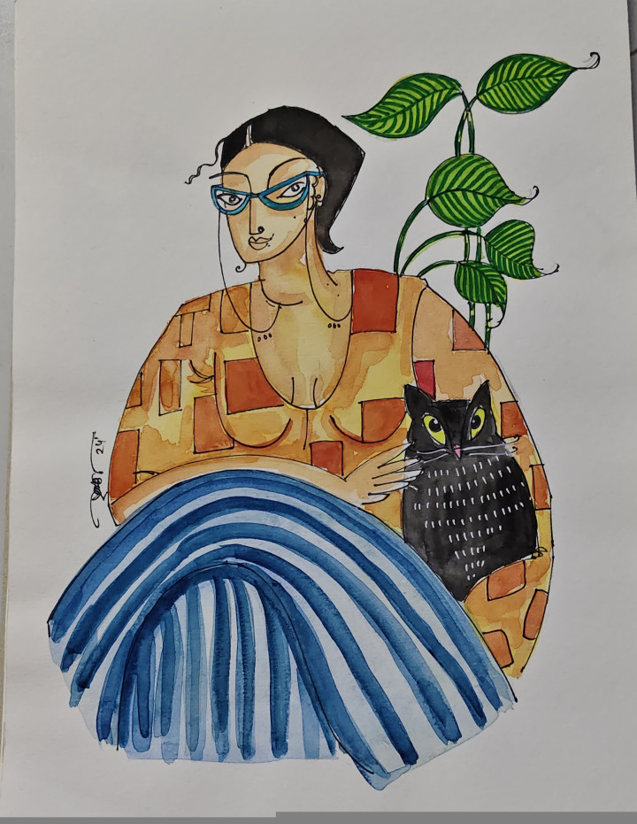 Water colour penting