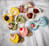 Crochet embroidery Hair clips 