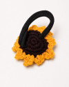 Crochet sunflower hairband