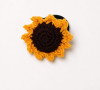 Crochet sunflower hairband