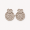 Handmade Crochet Heart Earrings
