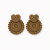 Handmade Crochet Heart Earrings