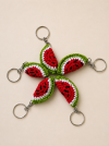 Handmade Crochet Watermelon Keychain