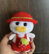 Handmade Strawberry Duck