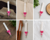 Heartstring Charm Keychain